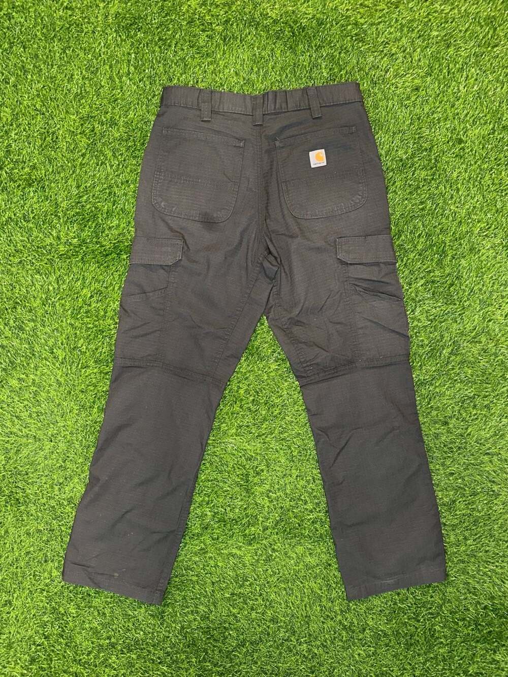 Carhartt Relaxed Fit Ripstop Cargo Pants Size 32x30 Black Work Wear